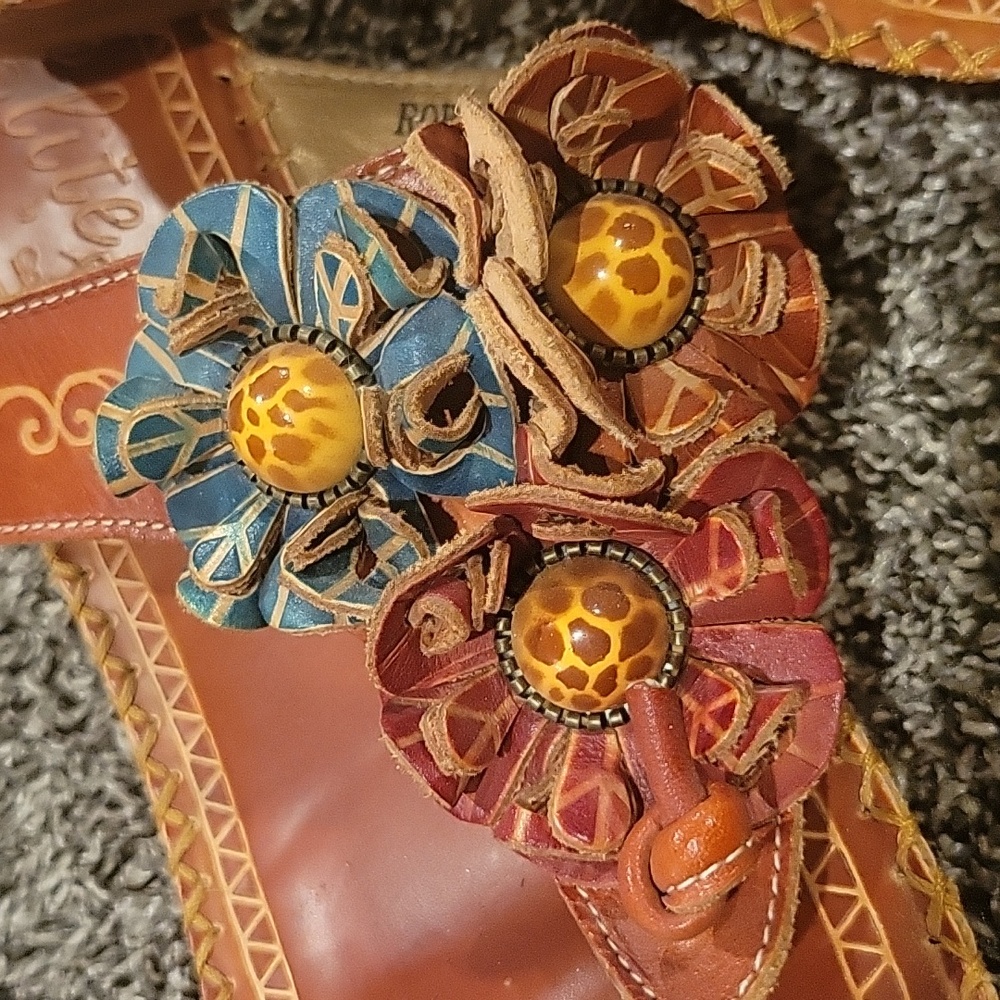 Elite Corkys Leather sandels - Picture 2 of 5